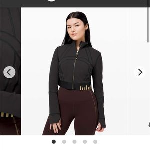 Lululemon Define Jacket Cropped *Gold